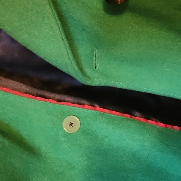 Merona Green Wool Coat - Picture 3 of 16